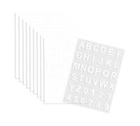 VINYL FROG Iron on Letters for Clothing 10 Sheets HTV Vinyl White Heat Transfer Vinyl 360 Pcs Heat Transfer Letters A-Z and Numbers 0-9 for for Sport T Shirts Team Name Clothes Slogan DIY