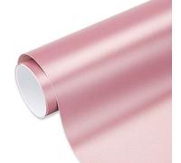 VINYL FROG Matte Rose Gold Permanent Adhesive Vinyl Roll 30.5x305cm For Bottle And Glass Decoration