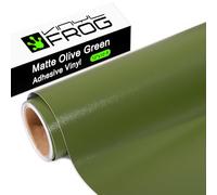 VINYL FROG Olive Green Permanent Adhesive Vinyl Roll 12''X10FT Matte Vinyl