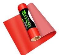 VINYL FROG Red Permanent Vinyl 12'' x 10ft Matte Adhesive Vinyl Roll