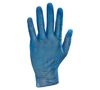 VINYL GLOVES POWDER FREE BLUE L