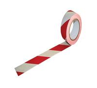 Vinyl Hazard Tape White/Red 50mmx33m (Pack of 24) 623366