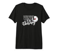 Vinyl is My Therapy Premium T-Shirt
