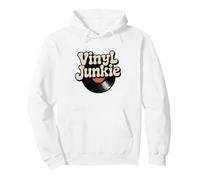 Vinyl Junkie, Vinyl Record Collecting Pullover Hoodie
