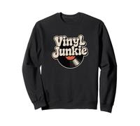 Vinyl Junkie, Vinyl Record Collecting Sweatshirt