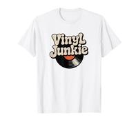 Vinyl Junkie, Vinyl Record Collecting T-Shirt