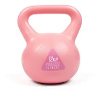 Phoenix Fitness RY1422 Vinyl Kettlebell - Heavy Weight Kettle Bell for Home Gym Workout Equipment Strength Fitness Pilates Weight Training - Pink, 6kg