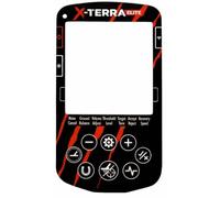 vinyl keypad sticker For The Minelab X-Terra Elite Metal Detector (RED CLAW)