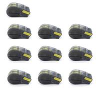 Vinyl Label Tape Black On Yellow Compatible With Brady BMP21 PLUS BMP21 LAB M21-1500-427(10pcs No Chip)