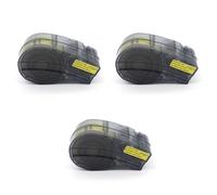 Vinyl Label Tape Black On Yellow Compatible With Brady BMP21 PLUS BMP21 LAB M21-1500-427(3pcs No Chip)