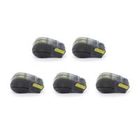 Vinyl Label Tape Black On Yellow Compatible With Brady BMP21 PLUS BMP21 LAB M21-1500-427(5pcs No Chip)