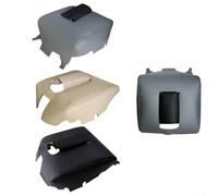 Vinyl Leather Armrest Cover for Chevrolet For Silverado 14-18 and For GMC For SIERRA 14-18 Bench Seat Center Console (Black)