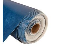 Vinyl Leatherette Fabric, Fire Retardant, Waterproof Upholstery Material, Faux Leather Sheets for Chairs, Bookbinding, 55 Inch Wide, Royal Blue Fabric, 5 Metre