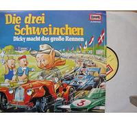 Vinyl-LP : Die drei Schweinchen (3) Dicky macht das große Rennen/ EUROPA