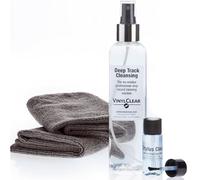 Vinyl LP Record Cleaner Kit - by Vinyl Clear. 250ml Professional Quality Cleaning Fluid, 2 Microfibre Cloths, Stylus Cleaning Fluid and Brush. Complete Record Maintenance Set.