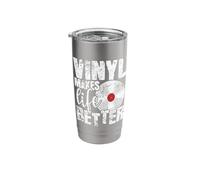 Vinyl Makes Life Better Stainless Steel Insulated Tumbler