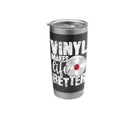 Vinyl Makes Life Better Stainless Steel Insulated Tumbler