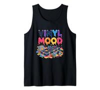 Vinyl Mood Retro DJ Turntable Record Vibes Tank Top
