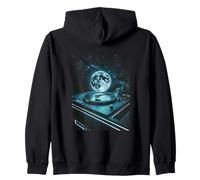 Vinyl Moon Cosmic Sound Zip Hoodie