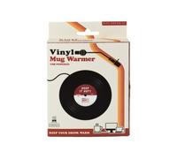 Gift Republic USB Mug Warmer - Retro Vinyl Record Design - Keep Coffee & Tea Warm at Your Desk - USB Powered Hot Drink Warmer - Fun Gift for Music Lovers & Office Use