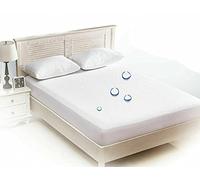 Vinyl Plastic Mattress Protector Fitted Sheet Style Waterproof Mattress Cover Breathable - Bed Wetting and Spill Protection for Mattress Fits a Mattress Up to 11.5" Deep (Queen 80" x 60" x 11.5 Deep)