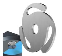 Vinyl Record Adapter Made of Solid Aluminium, Aluminium, Multifunctional Stable Insert, Record Player Parts, for Home, DJ, Cafe, Music Lovers, Enthusiast, Indoor