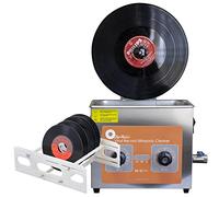 Vinyl Record Cleaner, 4L Ultrasonic Cleaning Machine with Timer and Drying Rack, Deep Clean for LP Vinyl
