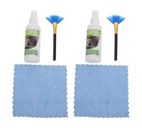 Vinyl Record Cleaning Kit with Brush and Cleaning Agent 2 Sets
