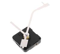 Vinyl Record Clock Mechanism Replacement Hands Quartz DIY Repair Kit | Universal Accurate Timekeeping Movement, Black Plastic and Silver Parts, for Retro Decor Projects, Hobby Crafters, Clock