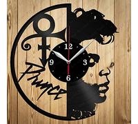 Vinyl Record Clock Vinyl Clock Prince Handmade Exclusive Clock Art Decor Home Wall Clock Black Original Gift Unique Design