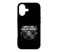 Vinyl Record Collector Spin It Loud Love The Crackle Case for iPhone 17