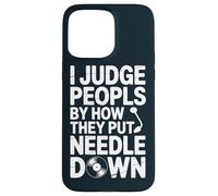 Vinyl Record Collector Turntable Needle Music Case for iPhone 15 Pro Max