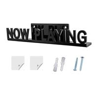 Vinyl Record Display Stand, Acrylic Holder, Black & White Design For Music Lovers, Fits Swift And Benson Boone Albums