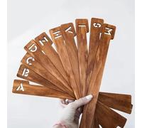 Vinyl Record Dividers, 26pcs Wooden Vinyl Record Organizer, A-Z Record Storage Dividers Tabs, for CD DVD Media Book Shelf Storage