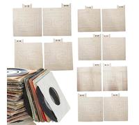 Vinyl Record Dividers - Wooden Alphabet Separators, LP Organizers | A Z Letter Divider Set Vertical Horizontal Placement on Side for Collection Sorting