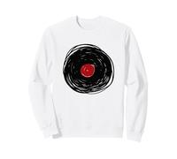 Vinyl Record Drawing - LP Collector Sweatshirt