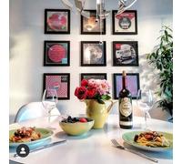 Art Vinyl Play and Display Record Flip Frame Triple Pack Black