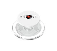 Vinyl Record Heartbeat Retro Music Vintage Disc PopSockets PopGrip for MagSafe