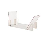 Vinyl Record Holder Desktop 50 Vinyl Storage Rack for Books Documents Albums