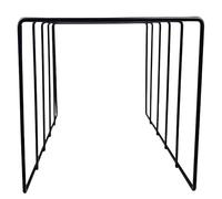 Vinyl Record Holder - Iron Storage Rack, Desktop Book Rack | Vinyl Record Stand, Bills and Mail Organizer, Document Paper Sorter, File Organizer, Desk Organizer for Records and Documents