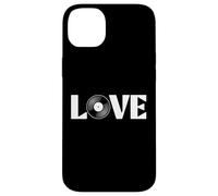 Vinyl Record LOVE Retro Music Aesthetic Design Case for iPhone 14 Plus