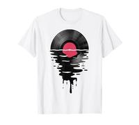 Vinyl Record Music LP Classic 80s Sunset T-Shirt