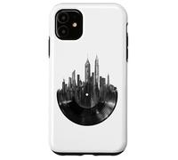 Vinyl Record New York City Skyline Music Lover Case for iPhone 11