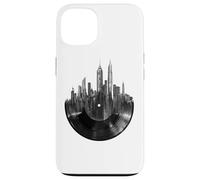 Vinyl Record New York City Skyline Music Lover Case for iPhone 13