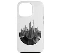 Vinyl Record New York City Skyline Music Lover Case for iPhone 13 Pro