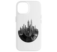Vinyl Record New York City Skyline Music Lover Case for iPhone 14