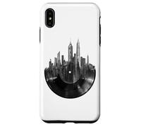 Vinyl Record New York City Skyline Music Lover Case for iPhone XS Max