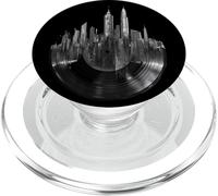 Vinyl Record New York City Skyline Music Lover PopSockets PopGrip for MagSafe