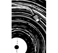Vinyl Record Notebook: Music Gift, Vintage vinyl-look journal, Cool cover design emulates a vinyl record