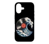 Vinyl Record Ocean Wave Vintage Music Surf Art Case for iPhone 17